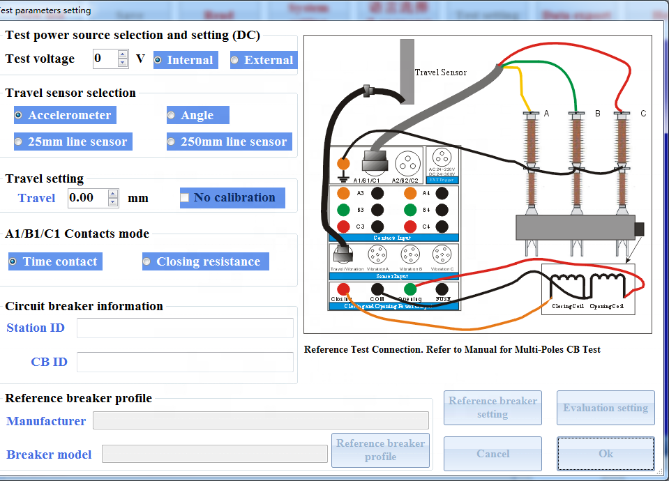 GDGK-307 fully automatic circuit breaker analyzer switch dynamic contact resistance tester