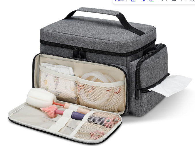 Large Capacity Portable Breast Pump Carrying Case with Shoulder Strap Special Purpose Bag & Case for Spectra S1 and S2