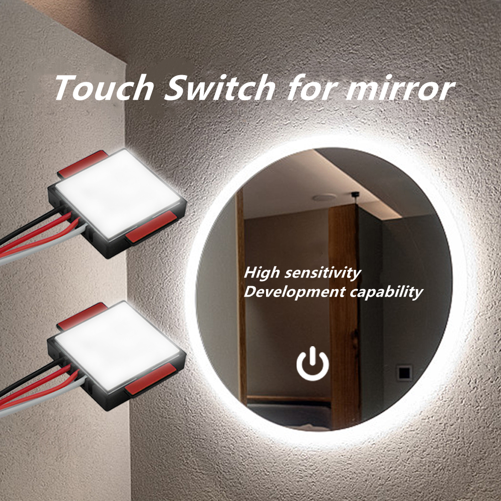 OEM DC12V 3A LED Bathroom makeup Mirror Dimmer light Switch Touch smart dimming touch sensor switch mirror smart touch switch