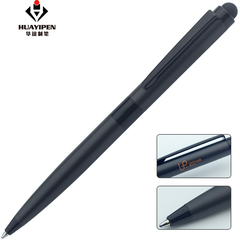 New Design Matte Touch Screen Metal Stylus Pen for Phone Mobile Laptop Ballpoint Pen with Stylus