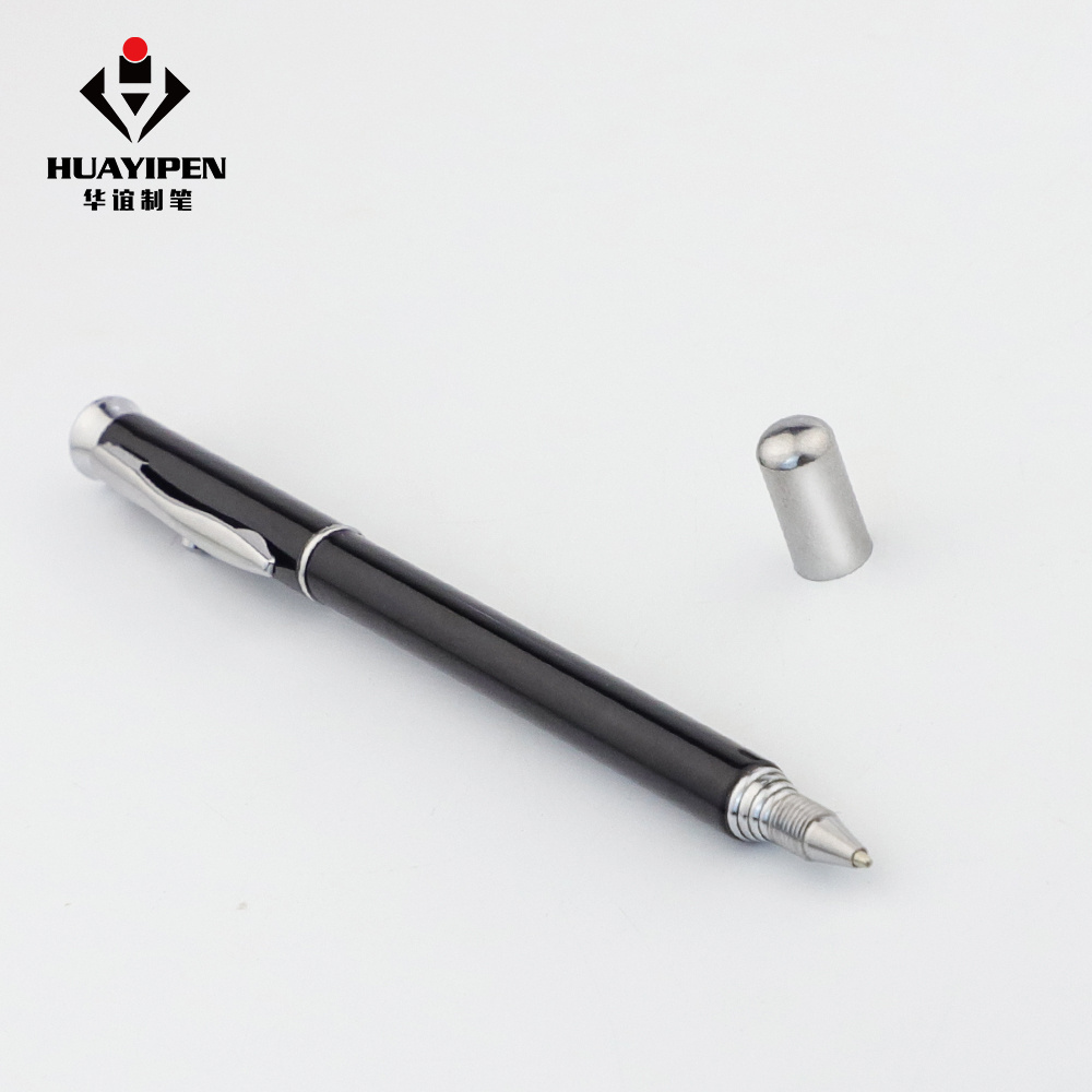 Practical Scalable Pointer Baton Led Light Flashlight Metal Ballpoint Pen with Teaching Equipment