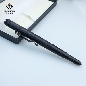 3 in 1 Wholesale Multifunctional Break Glass Ball Pen Metal Tactical Pen with LED Light