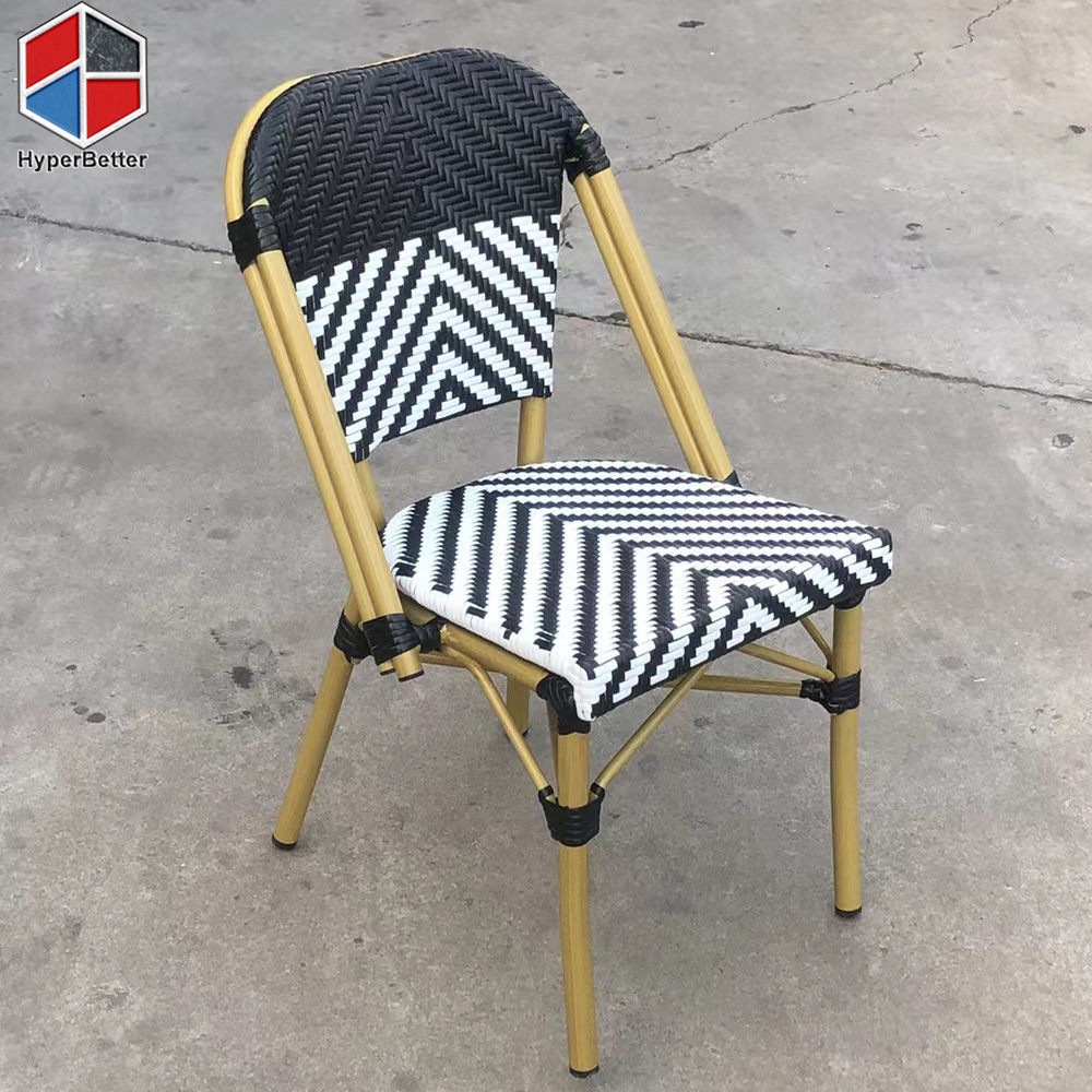 Black pattern chairs customized for European market at affordable price