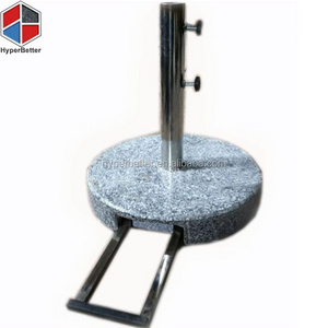 Wholesale factory directly Round Trolly granite sun umbrella base