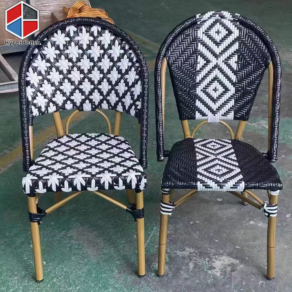 Black pattern chairs customized for European market at affordable price