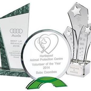 Custom Factory Wholesale Good Design Glass Award Trophy Acrylic Award Blanks Wooden Blocks Awards