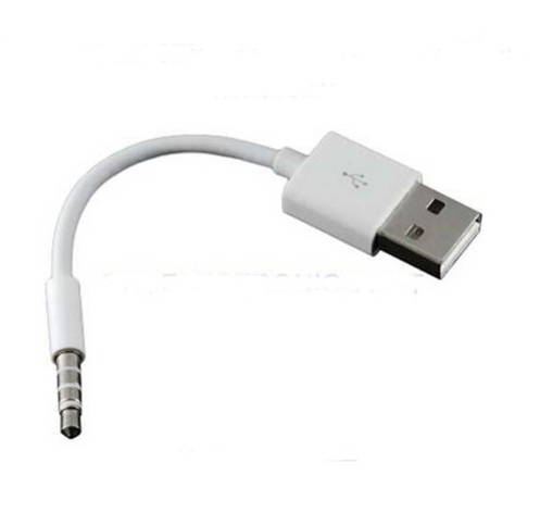 3.5mm Jack to USB 2.0 Data Sync Charger Transfer Audio Adapter Charging Cable for iPod Shuffle 3rd 4th 5th 6th 7th