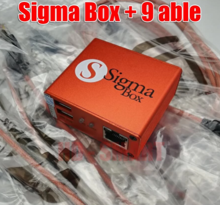 Newest Original Sigma Box with 9 cables repair for Nokia for ZTE for Huawei cell phone