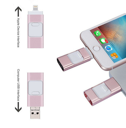 Usb Flash Drive For Iphone 1211 x xs max 8 7  for ipad Memory Stick  32gb 64gb 128gb 256g 512g Pen Drive  OTG Pen drive usb 3.0