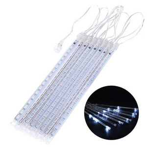 Plug in 30cm/50cm/80cm Meteor Shower LED Christmas Light Outdoor  Waterproof Holiday Lighting Decoration String Lights