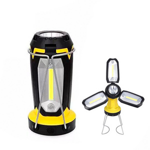 USB Rechargeable Built-in Battery 2200mAh Power Bank Super Bright COB Working Lamp Portable Camping Lantern LED Camping Light