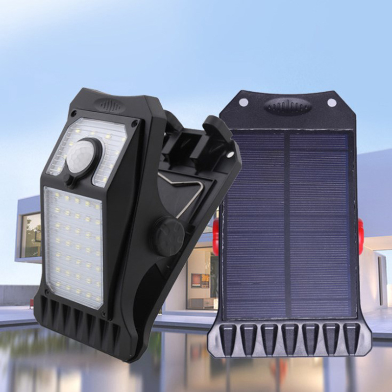 Solar Motion Sensor Lights Security Spotlight Waterproof 45LED Solar Lights Outdoor Clip on