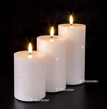 3-Pack Remote Control Battery Flameless LED Tea Lights Flickering Bulb Battery Operated LED Candle Lights