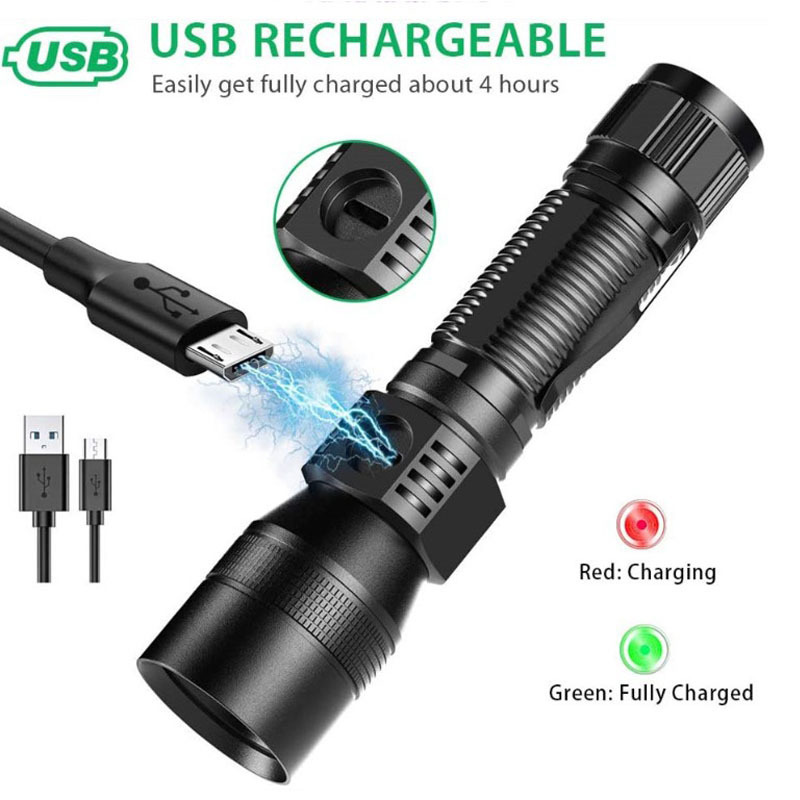 3 in1 395nm UV Black Light 7 Modes Magnetic LED UV Rechargeable Flashlight with Clip