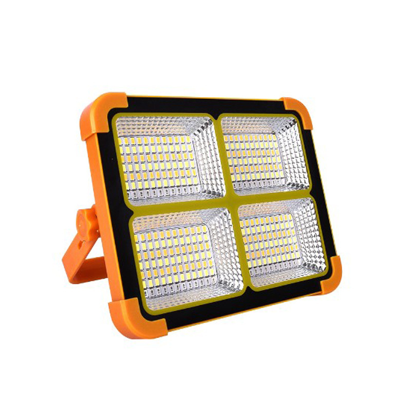 336 LEDs 12000mAh Battery 4 Lighting Modes Waterproof Magnetic Base Portable Solar LED Work Light Solar Flood Light