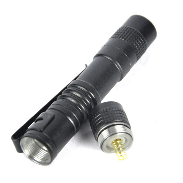 Super Small Ultra Bright AAA XPE 100 Lumens Pen light Pocket Clip Mini LED Flashlight Bulk