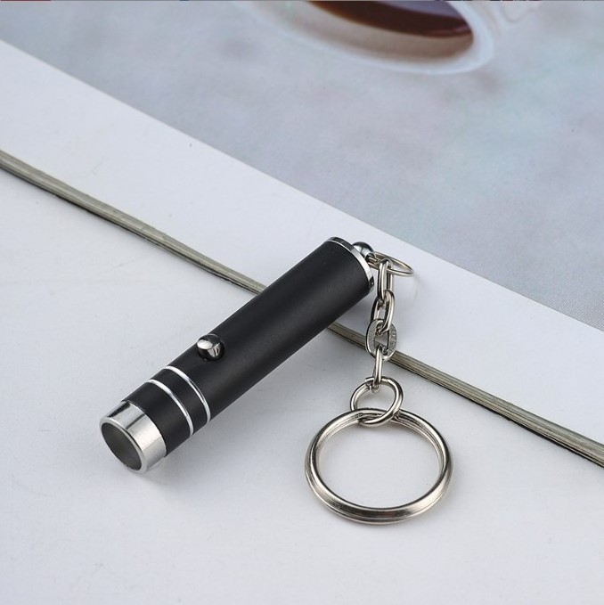 Aluminium Alloy Waterproof 395nm UV Key Ring Pocket Lights Battery Powered Key Chain EDC LED Mini Flashlight