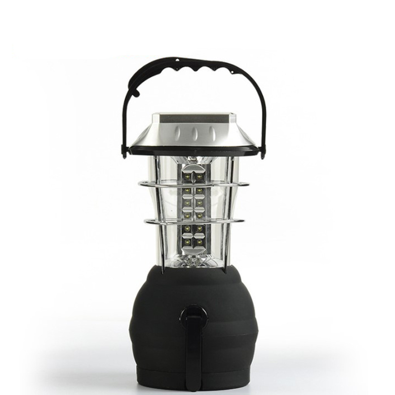 Outdoor Multi Power Sources 36 LED Rechargeable Emergency Light Solar Powered Hand Crank Camping Lantern