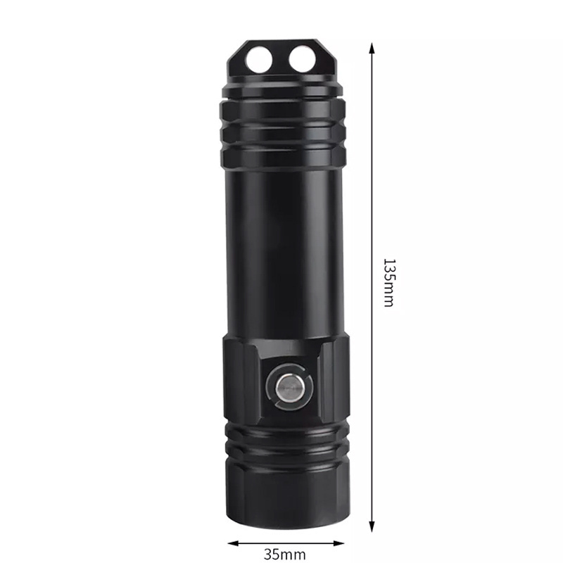 Scuba Safety 50m Deep Waterproof XM-L2 LED Submarine Lights Underwater Diving Flashlight