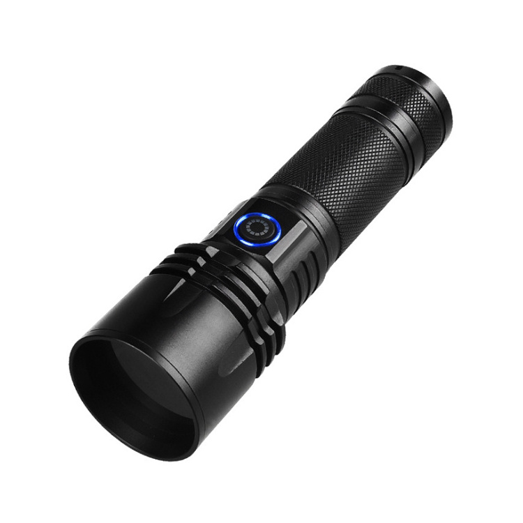 High Power 20 Watt 365nm Black Light UV Flashlight 26650 Battery Powered USB-C Rechargeable Ultraviolet Flashlight