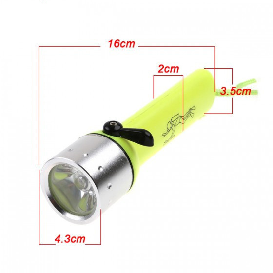 Waterproof Submarine Light Scuba Safety Lights Underwater Torch for Underwater Sport Diving Flashlight Scuba Dive Light Torch