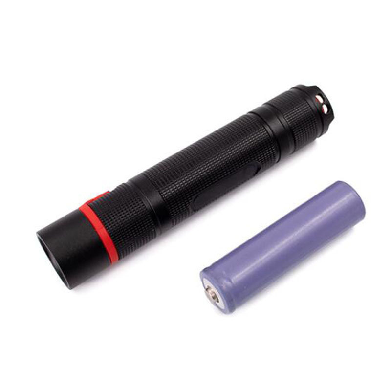 Professional Grade High Power Rechargeable 18650 USB-C Charge Black Light Flashlight 365nm Mini UV Flashlight with Black Filter