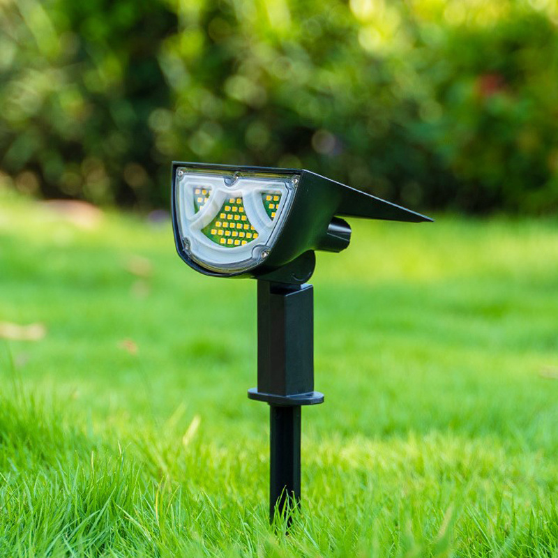 High Quality 43 LED 10W Waterproof Adjustable Solar Spot Lights Multi-color Wireless Solar Lawn Lights