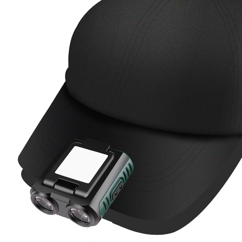 Waterproof Motion Sensor Rechargeable Hat Light Headlamp Ultra Bright Mini Hands Free LED Cap Light