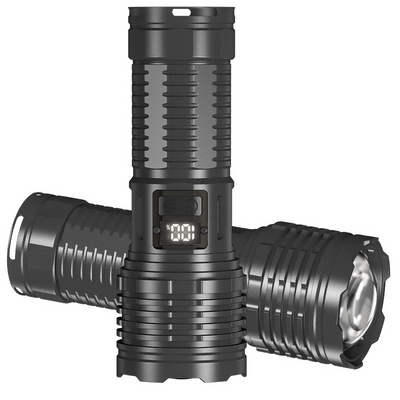 XHP360 White Laser 3000 Lumen Powerful LED Handheld Flashlight Type C USB Rechargeable LED Tactical Flashlights