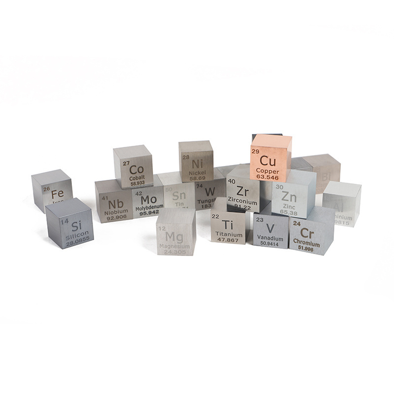 Molybdenum metal cube crafts Crafts Titanium Niobium Cube Molybdenum Nickel Iron Copper Block