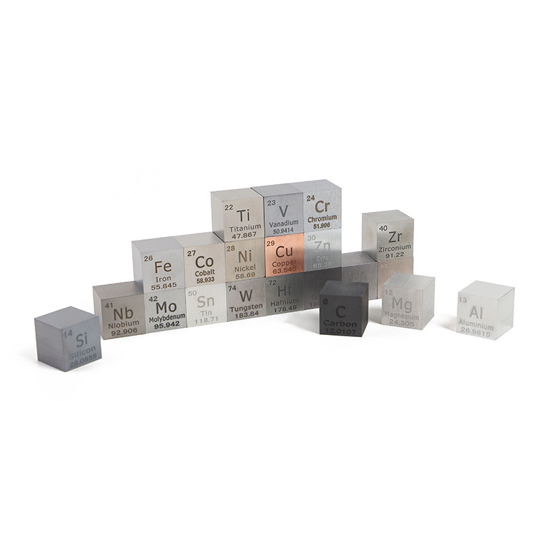 Molybdenum metal cube crafts Crafts Titanium Niobium Cube Molybdenum Nickel Iron Copper Block