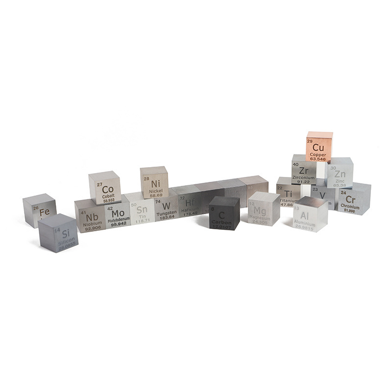 Molybdenum metal cube crafts Crafts Titanium Niobium Cube Molybdenum Nickel Iron Copper Block