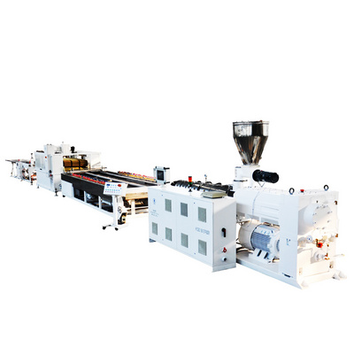 WPC door production line/PVC wood plastic composite door panel making machine /WPC profile extrusion