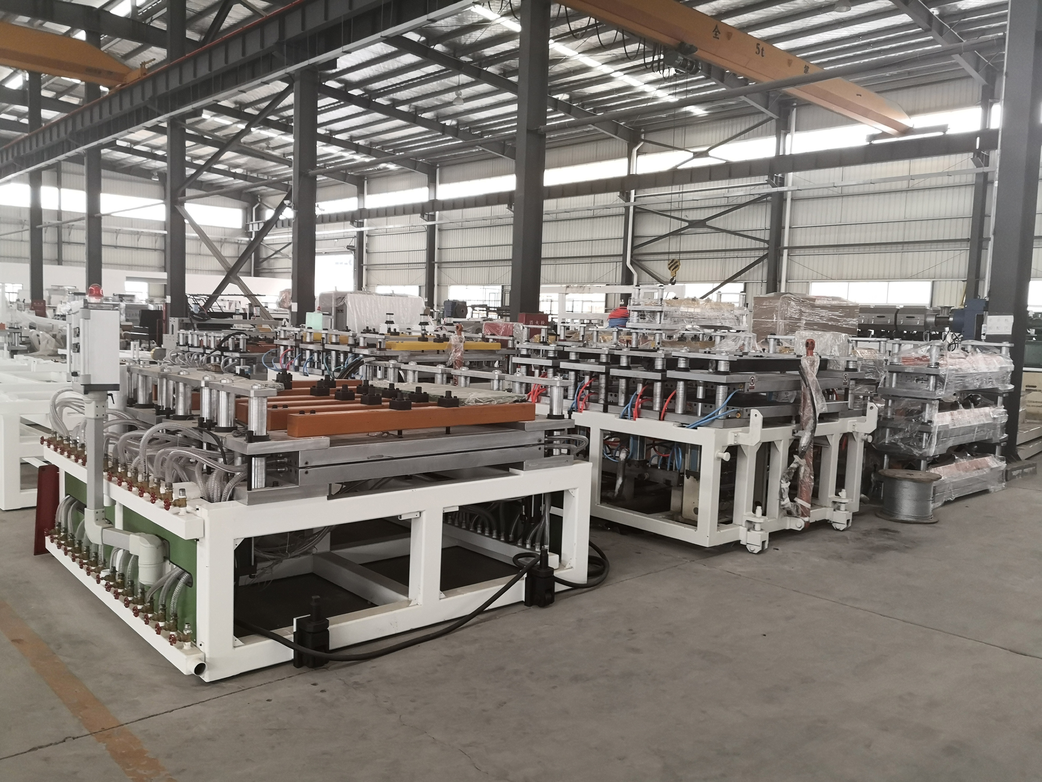 Automatic Solid PVC WPC Foam Board/ Cladding wood composite/ panel wall pvc foaming board extrusion making production line