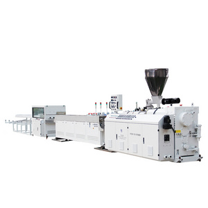 HYPET high output PVC UPVC CPVC four pipe production line extrusion machine 16-32mm 20-63mm for conduit tube drainage pipe