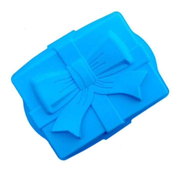 HY Big Size Bow Knot Square Baking Pan Cake Mold for Pizza Baking Mold DIY Handmade