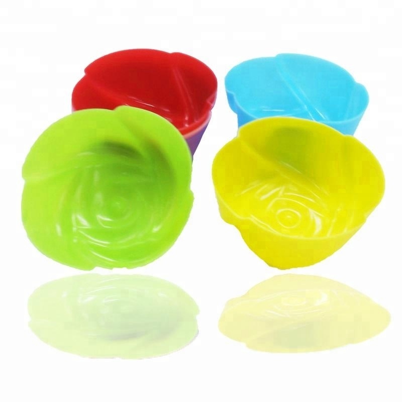 7cm Reusable Silicone Cupcake Molds Baking Molds Muffin Cups Nonstick Cupcake Baking Liners