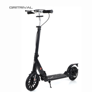 2 wheels kick aluminum 10 years wide big wheel children scooter for adults and kids 2 in 1 6 7 12 years old boy