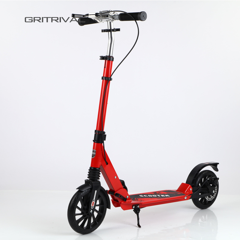 2 wheels kick aluminum 10 years wide big wheel children scooter for adults and kids 2 in 1 6 7 12 years old boy