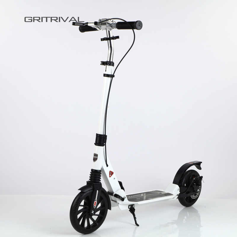 2 wheels kick aluminum 10 years wide big wheel children scooter for adults and kids 2 in 1 6 7 12 years old boy