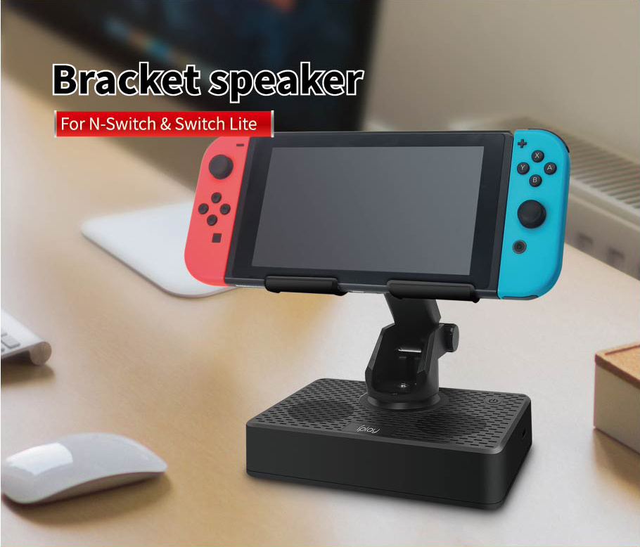 HBS-165 Stand Speaker Bracket Game Accessories For Nitendo Switch/Lite Charging Base Dock Holder