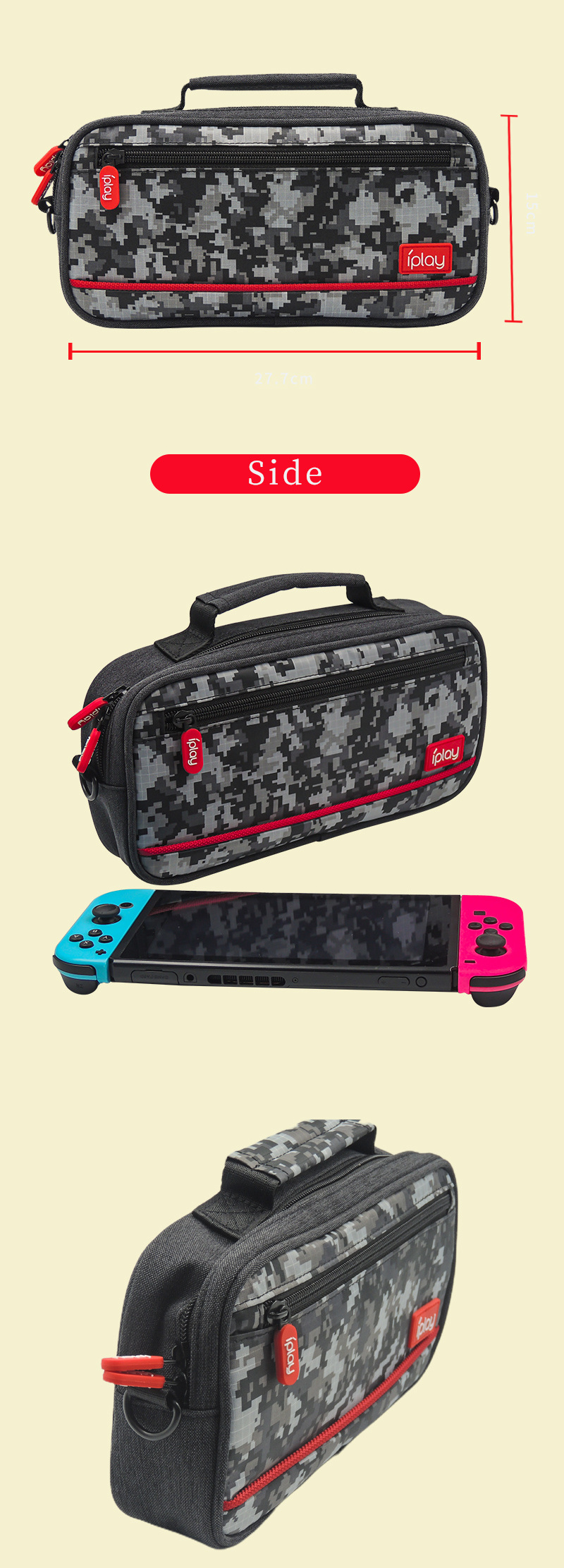 Other Game Accessories Nitendo Switch Controller Pouch for Nintend Switch Console Storage Bag Travel Carrying Protective Case