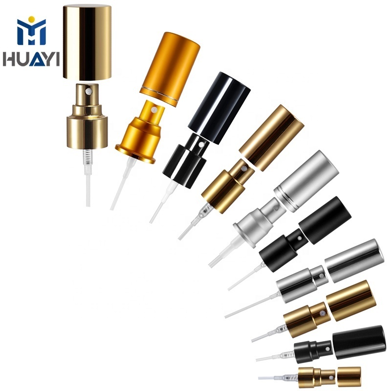 Manufacturer Supply 12mm 13mm 14mm 15mm 18mm 20mm 24/410 Metal Aluminum Cosmetic Fine Mist Sprayer Perfume Pump