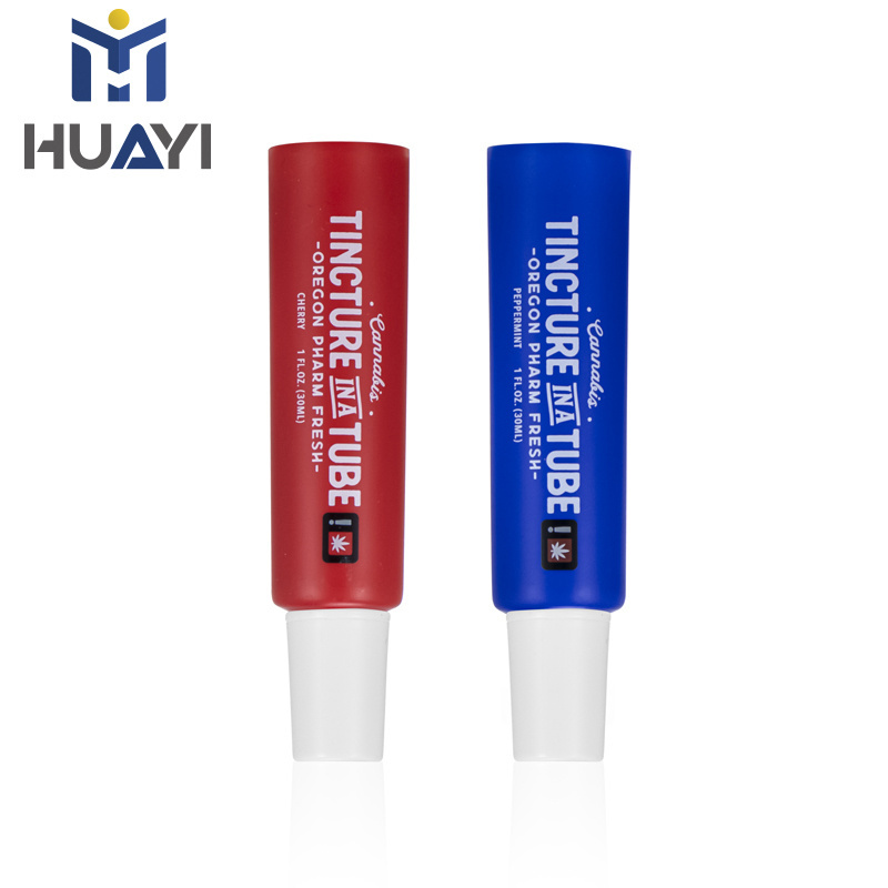 clear transparent cream plastic tubes aluminum cosmetic tubes for cosmetic printed squeeze plastic tube packaging