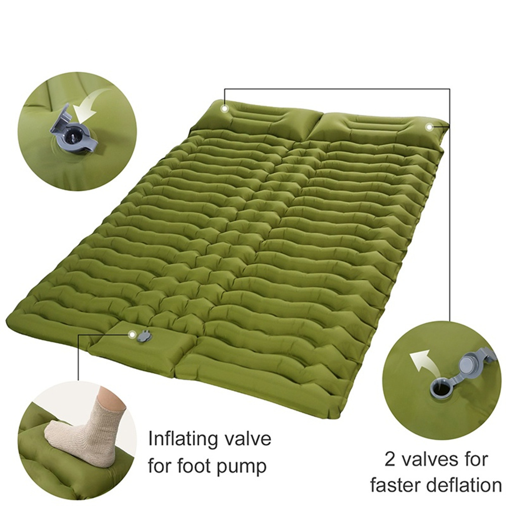 Multifunction Connectable Design Sleeping Mat Ultralight Portable Outdoor Folding Mattress Camping Double Sleeping Pad