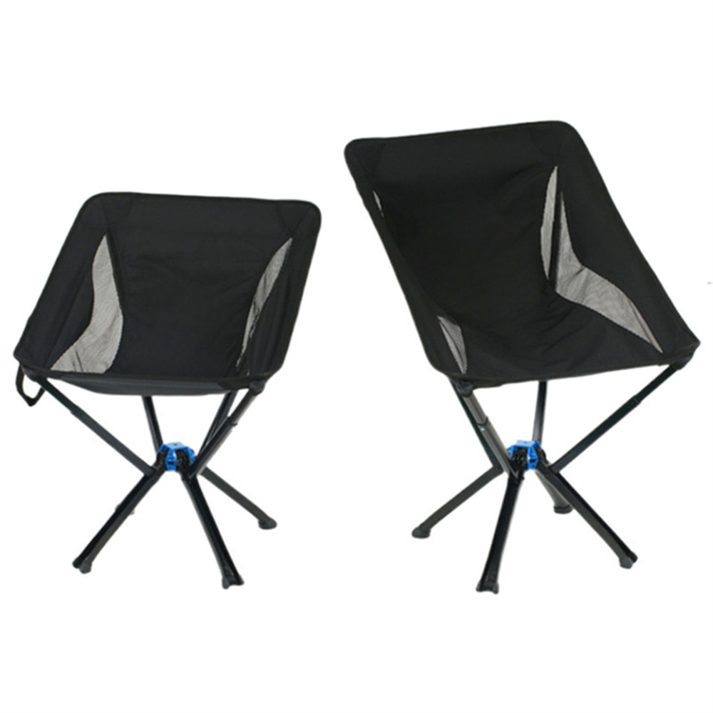 Oem Outdoor Foldable Lightweight Portable Aluminium Collapsible Reclining Folding Moon Ultralight Camping Chair