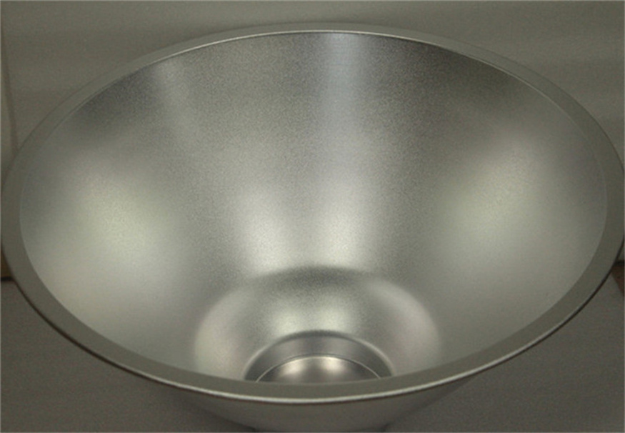 OEM Custom Round Metal Lampshades 1.2mm Aluminum Lighting Accessories Anodized And Sandblasting Lamp Shades  Aluminum Cover