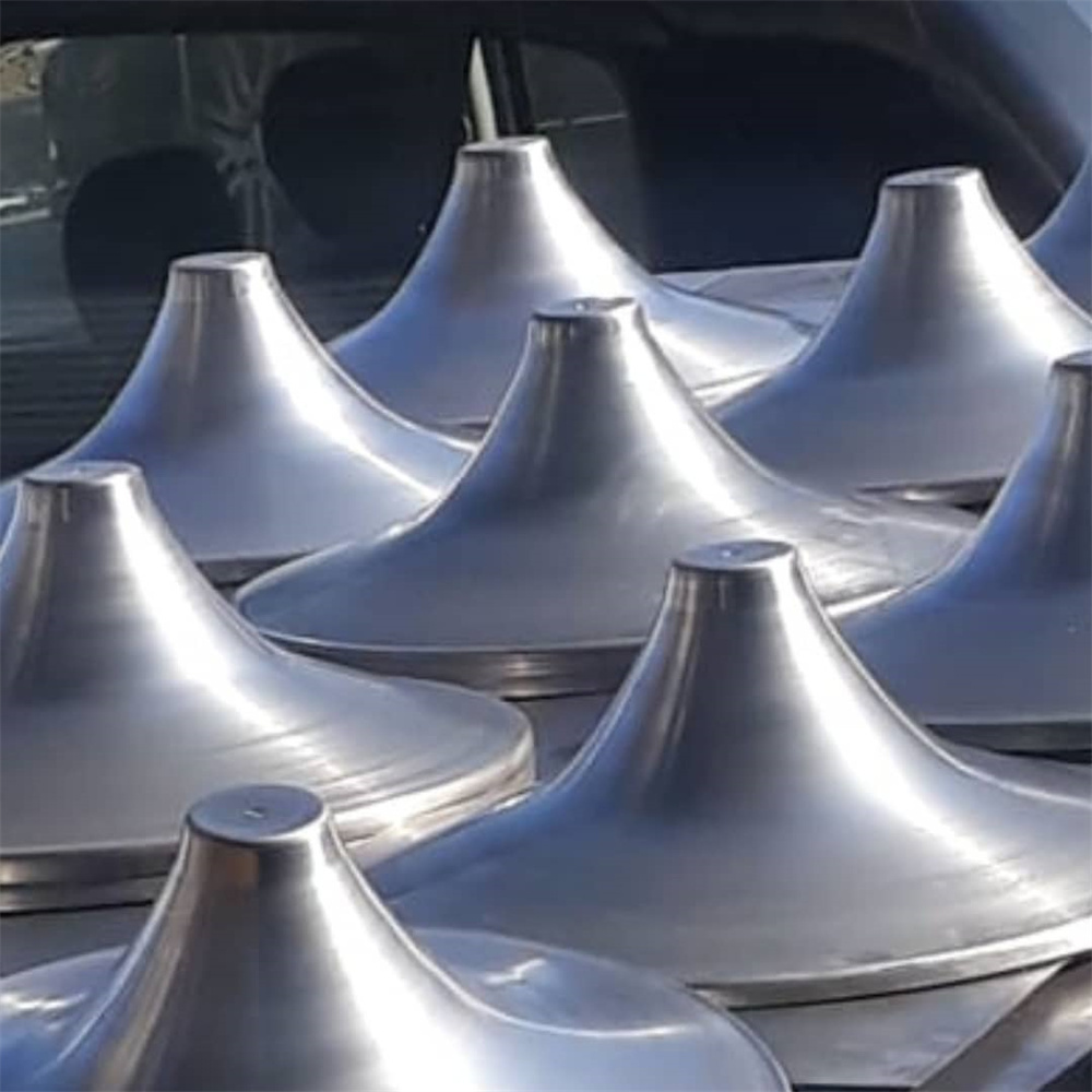 Factory Spinning Aluminum Sheet Metal Cones Deep Drawing Round Anodized Surface Finish Floor Lamp Shade Lampshade