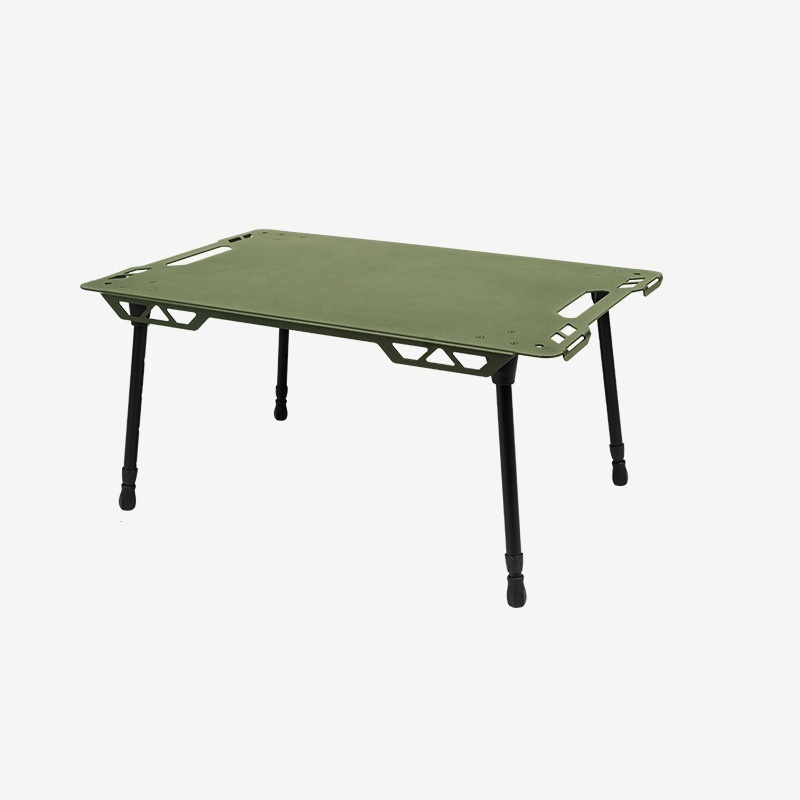 OEM Hanging Rack Outdoor Portable Furniture Square Camping Aluminum Cooking Tactics Foldable Table