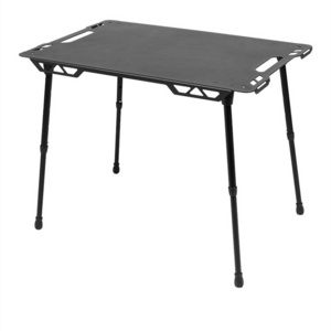 OEM Hanging Rack Outdoor Portable Furniture Square Camping Aluminum Cooking Tactics Foldable Table